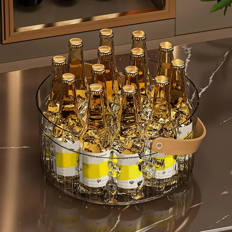 Bar Ice Bucket Portable Uncovered Beverage Beer Transparent Storage Refrigerated Ice Storage Bucket for Parties
Bar Ice Bucket Portable Uncovered Beverage Beer Transparent Storage Refrigerated Ice Storage Bucket for Parties