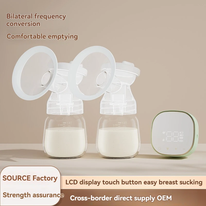 Zhibao Electric Double Breast Pump - All-Automatic Massage Quiet Breastmilk Extractor with LCD Touchscreen & High Suction
Zhibao Electric Double Breast Pump - All-Automatic Massage Quiet Breastmilk Extractor with LCD Touchscreen & High Suction