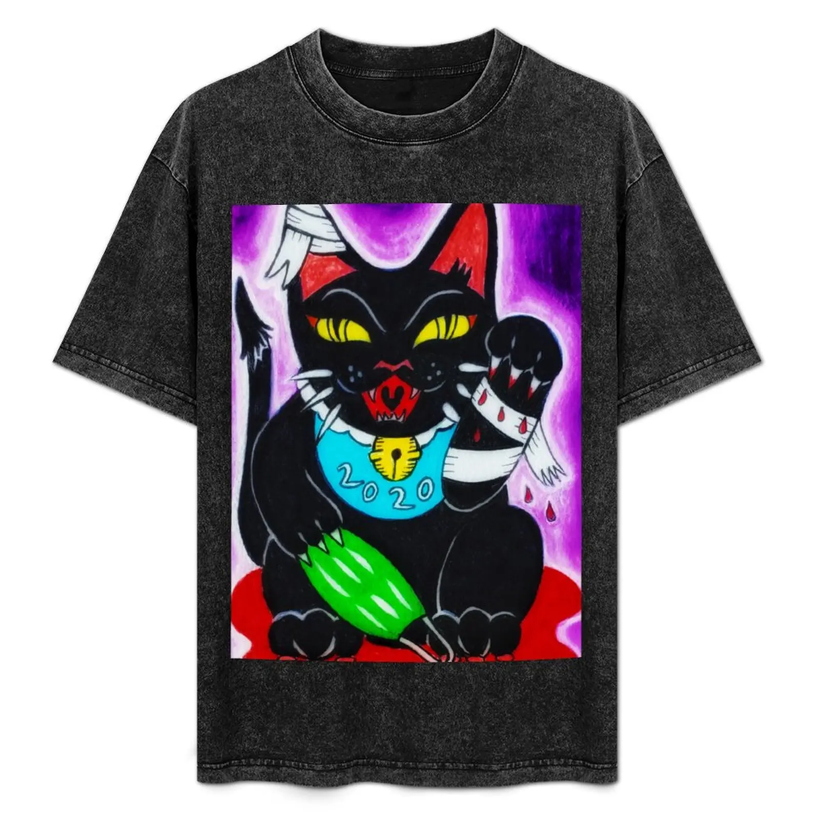Bad Luck Cat T-Shirt Casual Simple Design Short Sleeve Shirt
Bad Luck Cat T-Shirt Casual Simple Design Short Sleeve Shirt