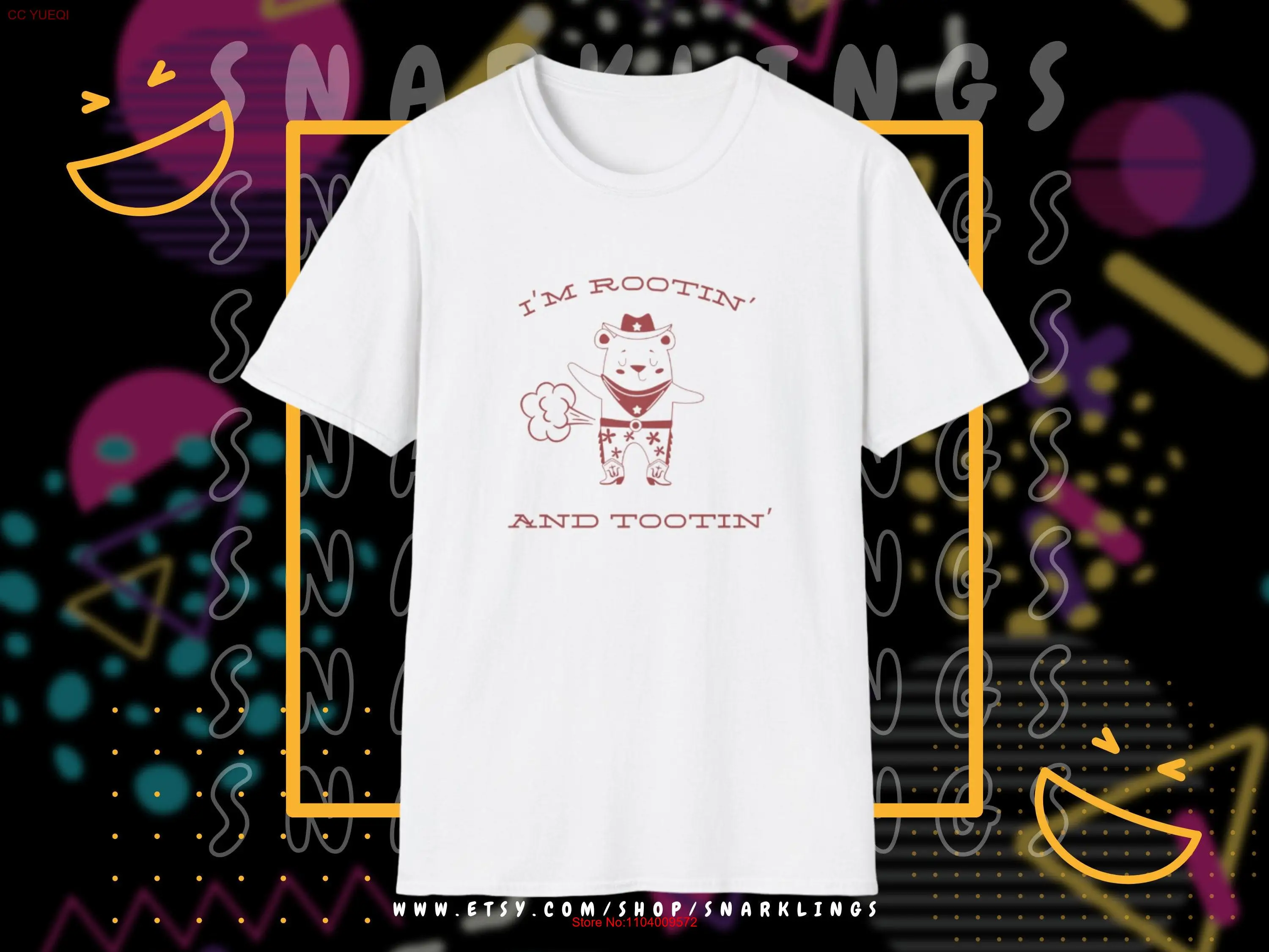 Футболка «Я корень и тотина» Be Rootin Tootin Bear Cowboy Western Teddy Забавная идея Yeehaw с длинными или короткими рукавами
Футболка «Я корень и тотина» Be Rootin Tootin Bear Cowboy Western Teddy Забавная идея Yeehaw с длинными или короткими рукавами