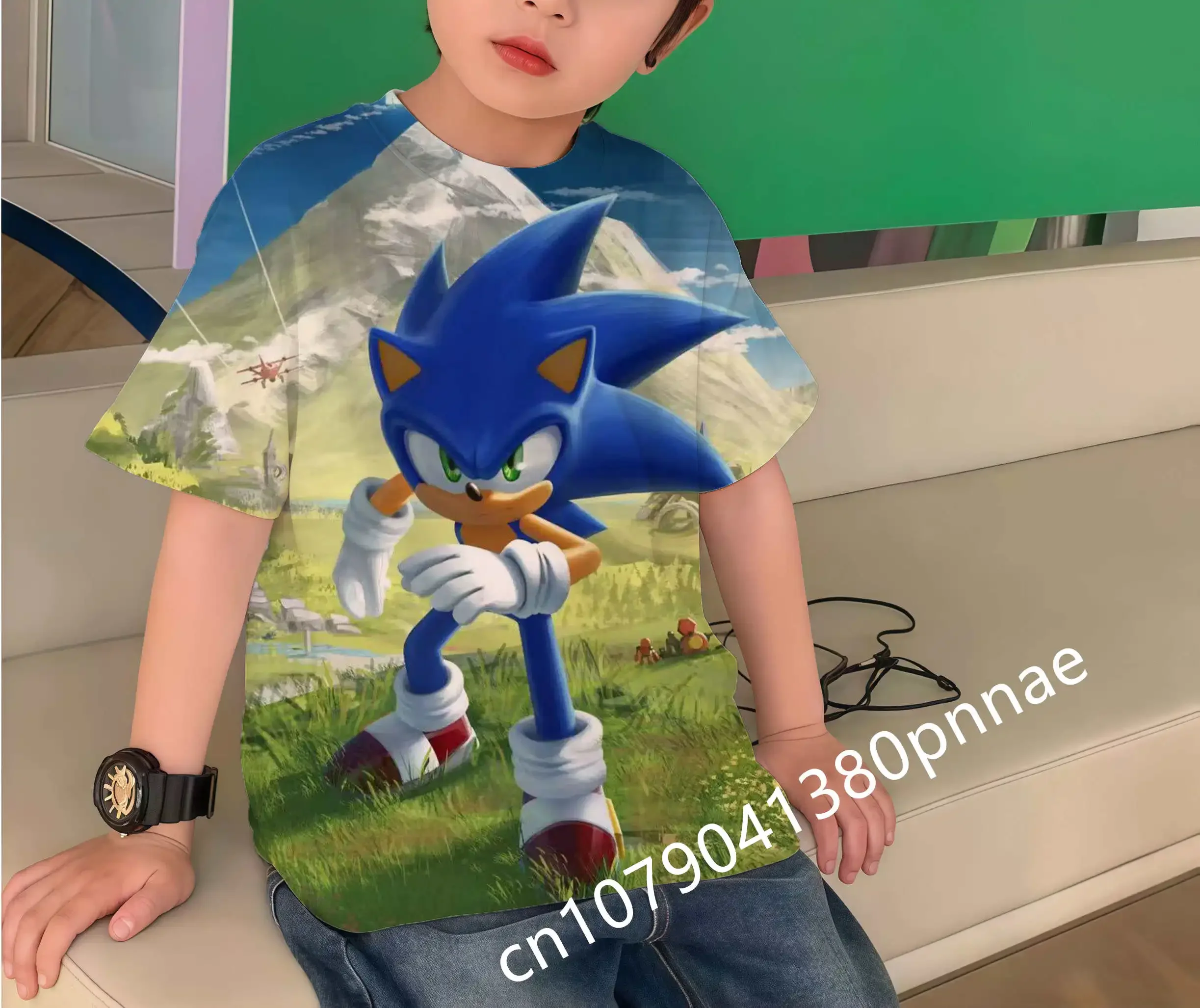 Sonics Children Short Sleeves T-Shirts Cartoon Anime Man Woman Tops Summer Clothes Game Fashion Tees Boys Girls Birthday Gift
Sonics Children Short Sleeves T-Shirts Cartoon Anime Man Woman Tops Summer Clothes Game Fashion Tees Boys Girls Birthday Gift