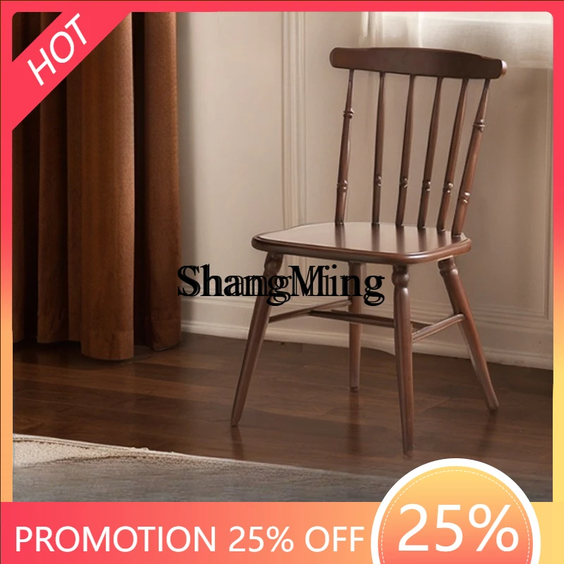 SM new walnut back chair simple antique balcony casual home comfortable retro style book desk and chair
SM new walnut back chair simple antique balcony casual home comfortable retro style book desk and chair