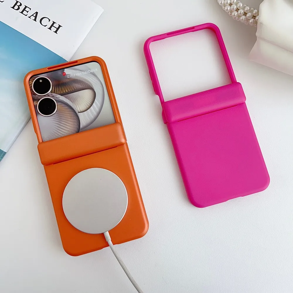 Solid Color For XiaoMi Mix Flip 2 Magnetic Phone Case Shockproof Hinge Protective PC Hard Shell Back Cover
Solid Color For XiaoMi Mix Flip 2 Magnetic Phone Case Shockproof Hinge Protective PC Hard Shell Back Cover