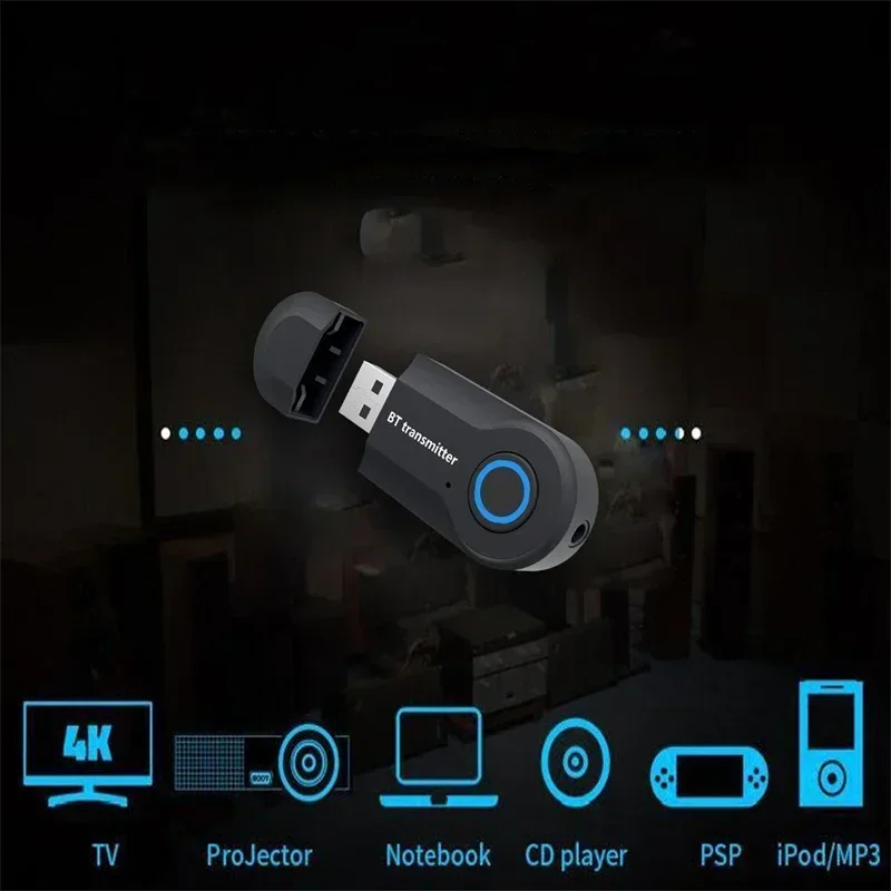 USB Bluetooth Transmitter Audio Adapter TV Computer Bluetooth Audio Transmitter 3.5mm Audio Adapter
USB Bluetooth Transmitter Audio Adapter TV Computer Bluetooth Audio Transmitter 3.5mm Audio Adapter