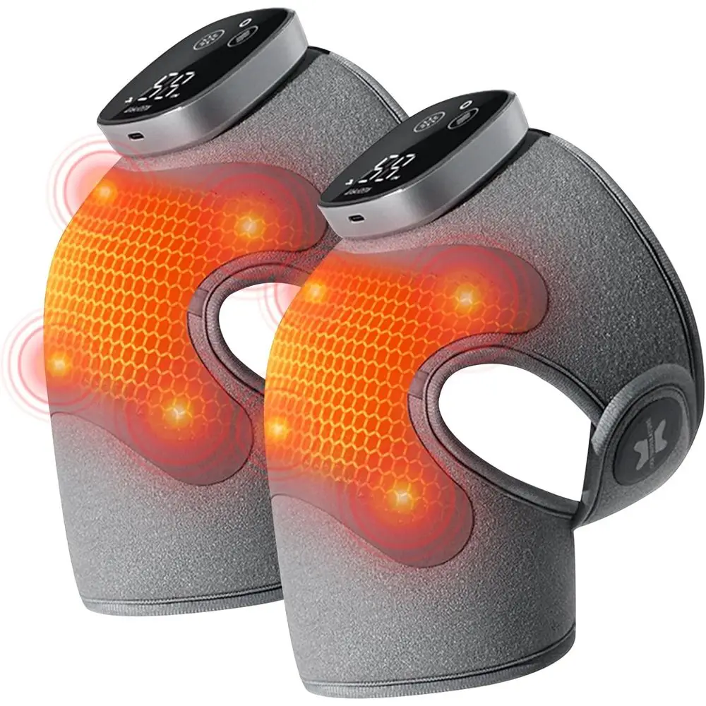 Dual Pack Grey Knee Massager with 5-Level Heat and 4 Massage Modes
Dual Pack Grey Knee Massager with 5-Level Heat and 4 Massage Modes