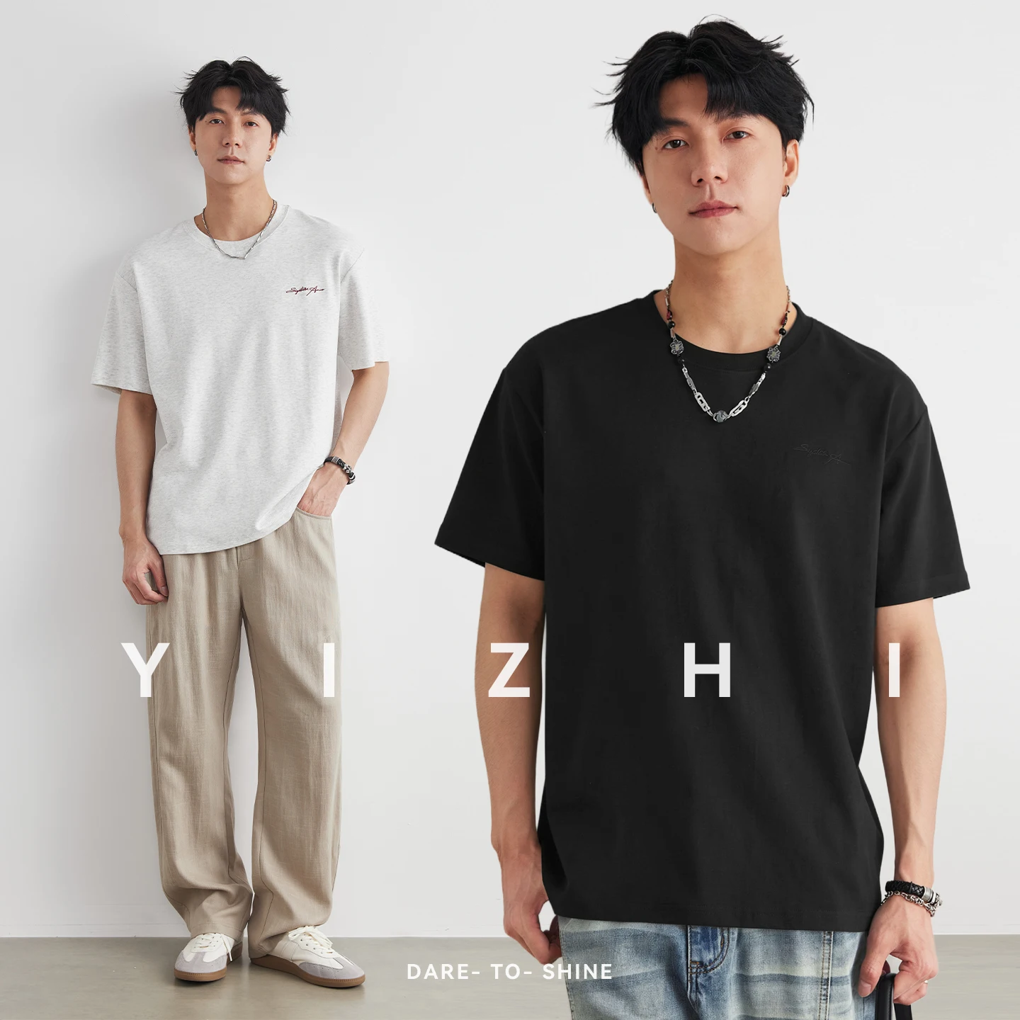 Men's Letter Embroidery Signature T-Shirt 2026 Summer Crew Neck Loose Daily Commute Versatile Trendy Short Sleeve Tops
Men's Letter Embroidery Signature T-Shirt 2026 Summer Crew Neck Loose Daily Commute Versatile Trendy Short Sleeve Tops