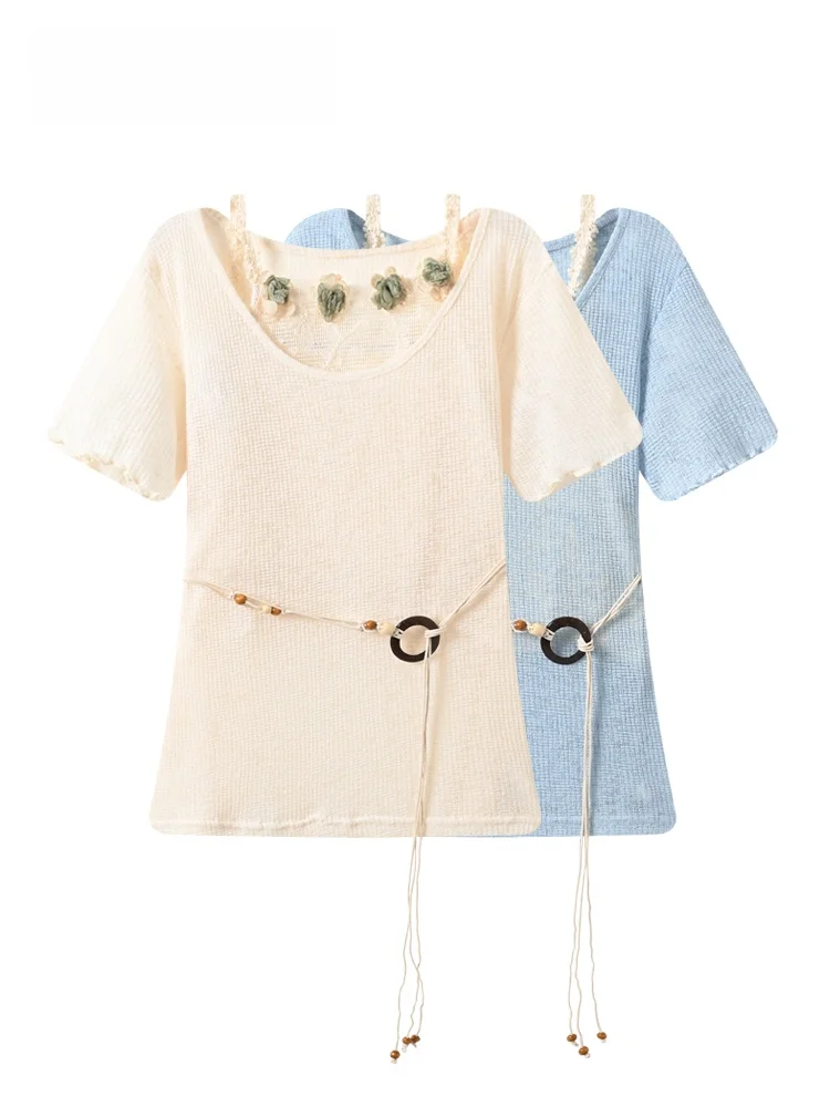 Fashionable Short Sleeve T-Shirt Women's plus Size Summer New Style Slimming Top Trendy Cara CLUB Design Sensation Casual Wear
Fashionable Short Sleeve T-Shirt Women's plus Size Summer New Style Slimming Top Trendy Cara CLUB Design Sensation Casual Wear