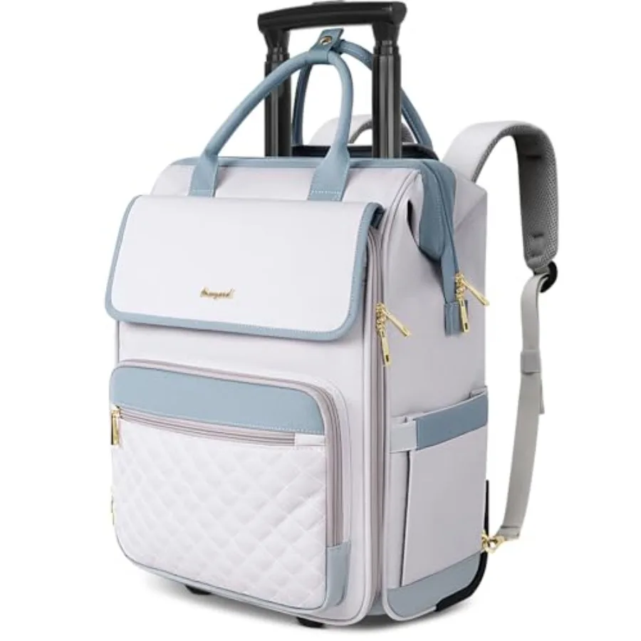Rolling Backpack for Women Travel Rolling Laptop Backpack with Wheels Vertical and Horizontal Storage 2 In 1 Flip-Top Design Wa
Rolling Backpack for Women Travel Rolling Laptop Backpack with Wheels Vertical and Horizontal Storage 2 In 1 Flip-Top Design Wa