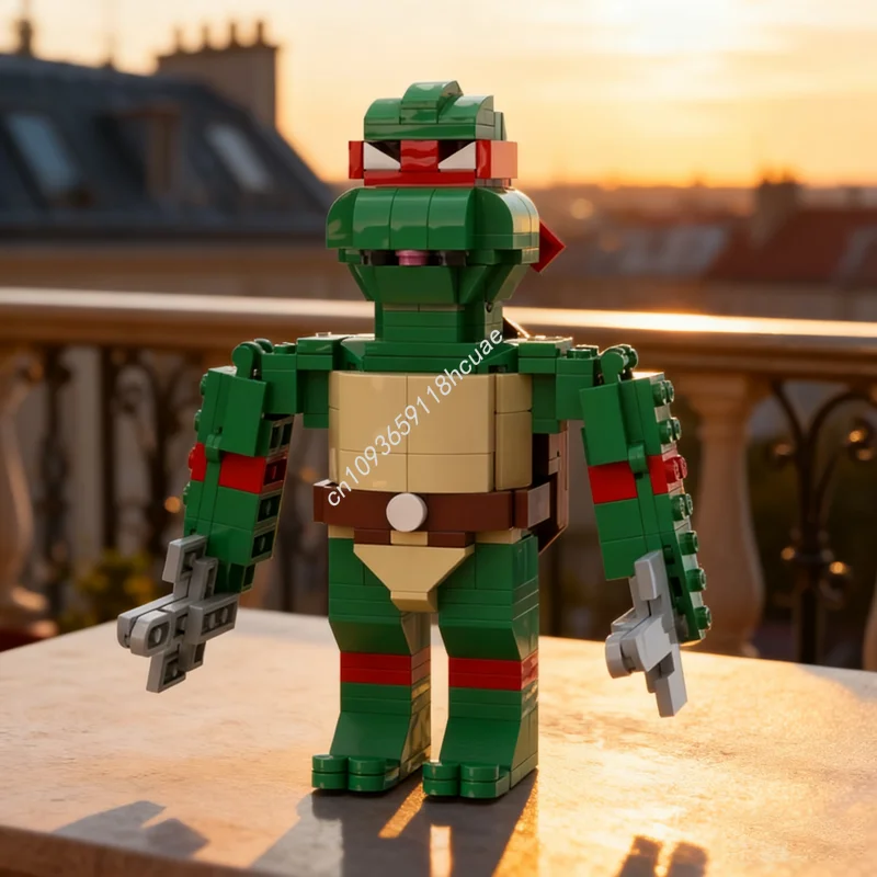336 шт. MOC Рафаэль фигурка подростковый Mutant Ninjia модель строительные блоки сборка игрушки DIY Рождественский подарок креативный кирпич на день рождения
336 шт. MOC Рафаэль фигурка подростковый Mutant Ninjia модель строительные блоки сборка игрушки DIY Рождественский подарок креативный кирпич на день рождения