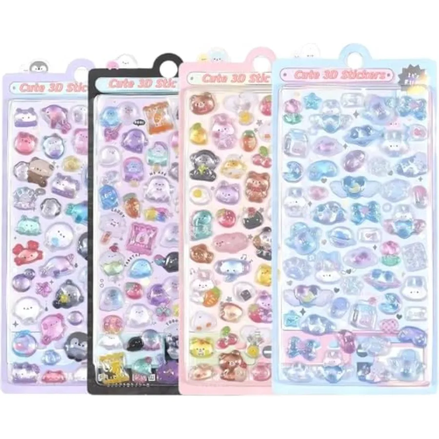 3D Puffy Stickers, Kawaii Decorative Stickers for Phone Case, Notebook, Scrapbooking
3D Puffy Stickers, Kawaii Decorative Stickers for Phone Case, Notebook, Scrapbooking