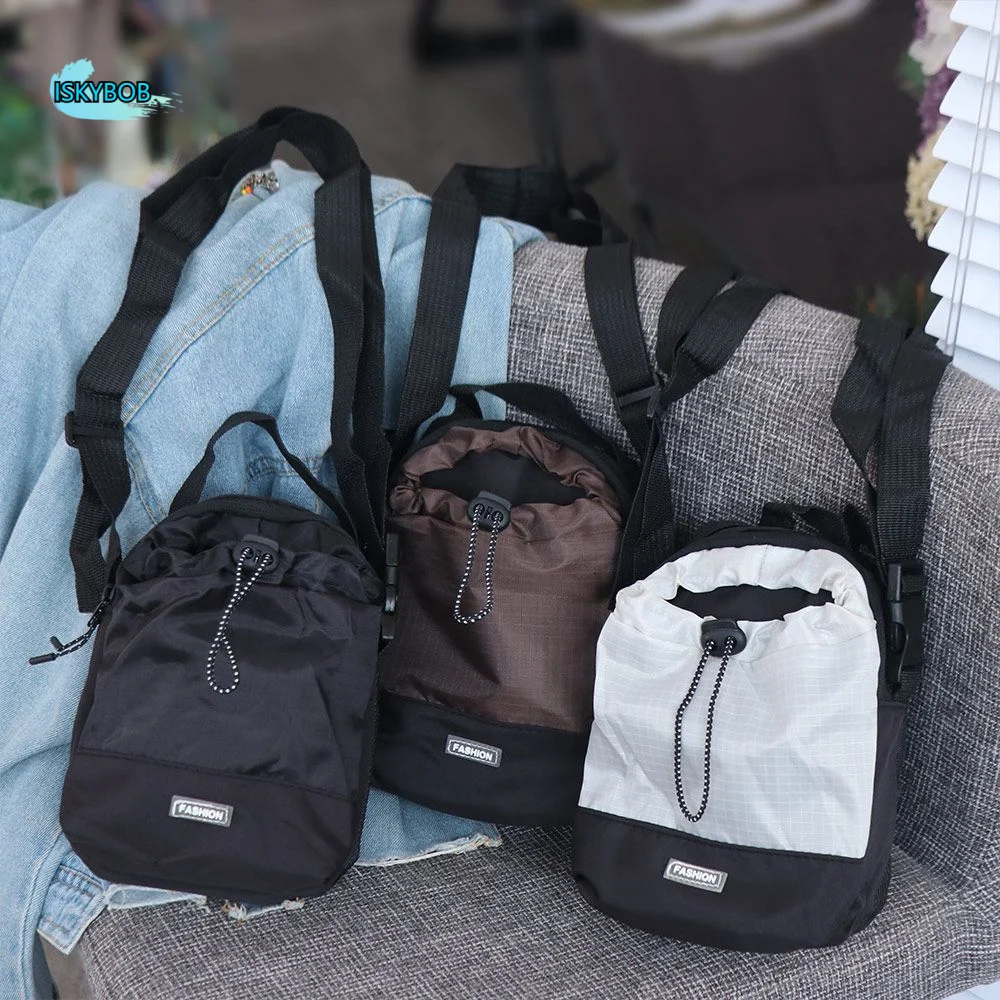 Nylon Drawstring Shoulder Bag Lightweight Adjustable Strap Women Crossbody Bag Korean Style Large Capacity Bucket Bag Travel
Nylon Drawstring Shoulder Bag Lightweight Adjustable Strap Women Crossbody Bag Korean Style Large Capacity Bucket Bag Travel