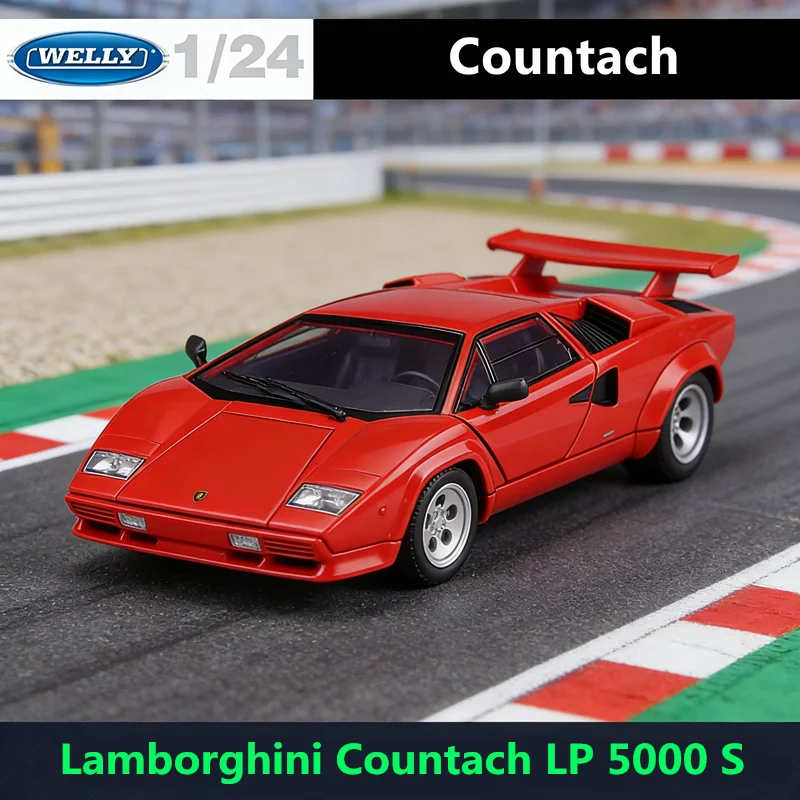 Модель спортивного автомобиля Welly 1:24 Lamborghini Countach LP5000s из сплава, литая под давлением, металлическая модель гоночного автомобиля, коллекционная имитационная модель, детская игрушка, подарок
Модель спортивного автомобиля Welly 1:24 Lamborghini Countach LP5000s из сплава, литая под давлением, металлическая модель гоночного автомобиля, коллекционная имитационная модель, детская игрушка, подарок
