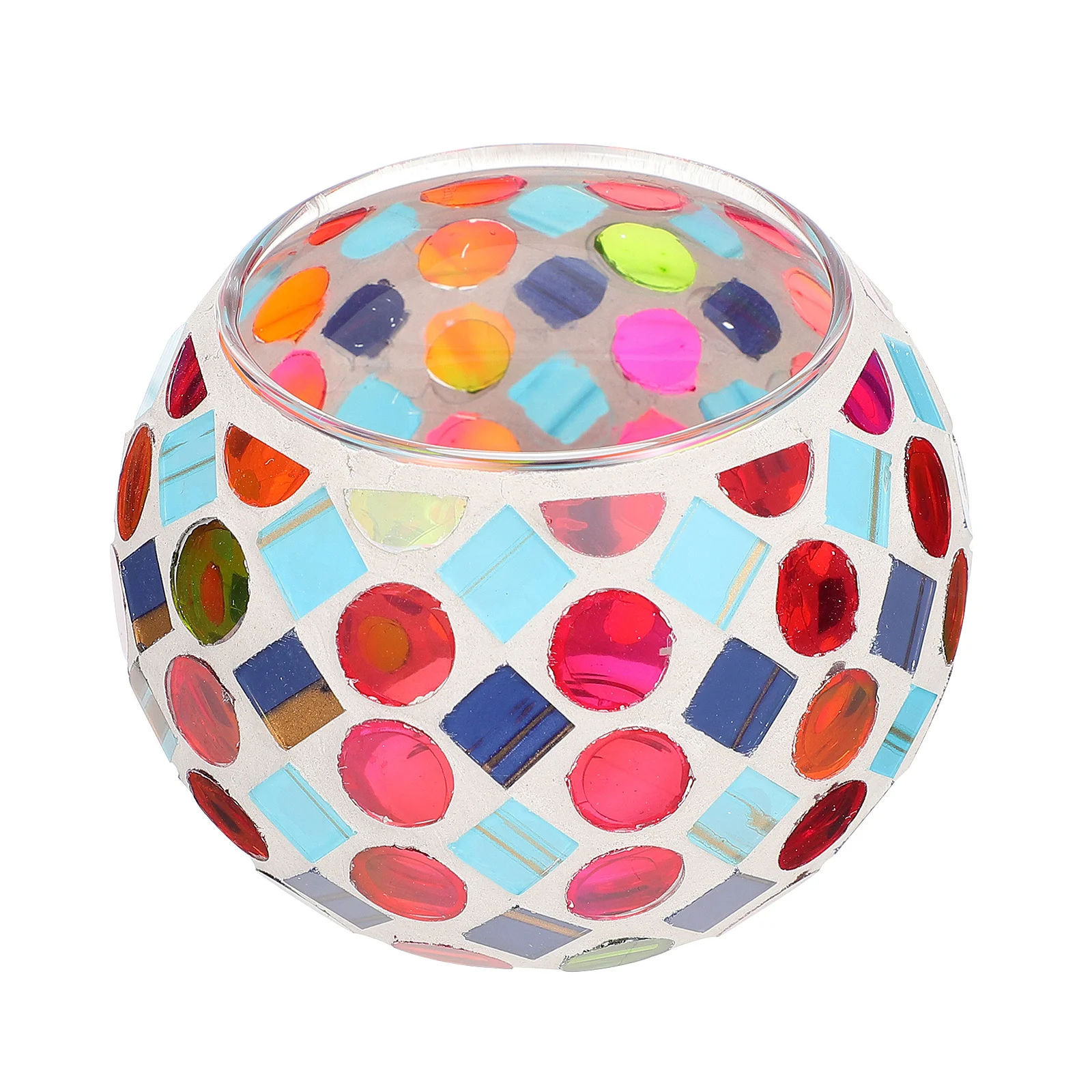Handmade Colorful Glass Holder Mosaic Style Home Ornament for Living Room Bedroom Table Candlestick Decor Candleholder
Handmade Colorful Glass Holder Mosaic Style Home Ornament for Living Room Bedroom Table Candlestick Decor Candleholder