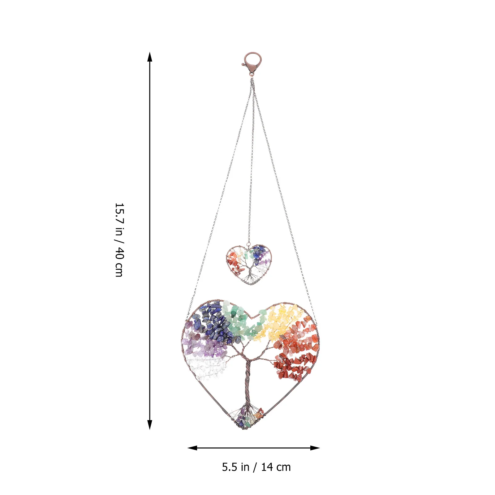 Colorful Crystal Rubble Tree of Life Pendant Hanging Decor for Home Living Room Car Window Feng Shui Energy Auspicious Interior
Colorful Crystal Rubble Tree of Life Pendant Hanging Decor for Home Living Room Car Window Feng Shui Energy Auspicious Interior