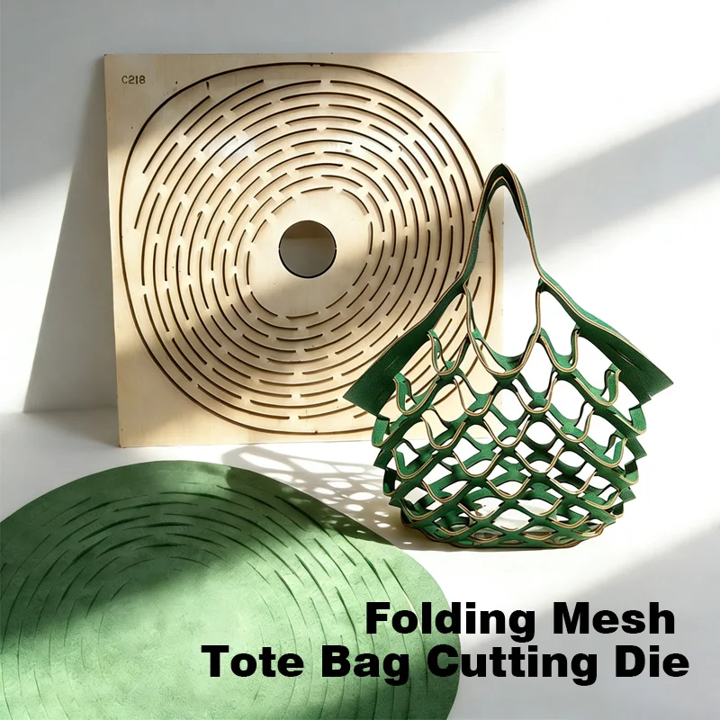 C218 Leather Cutting Mold round Mesh Bag Handmade Leather Goods DIY Hollow Tot Bag Die-Cutting Tool Wooden Steel Knife
C218 Leather Cutting Mold round Mesh Bag Handmade Leather Goods DIY Hollow Tot Bag Die-Cutting Tool Wooden Steel Knife
