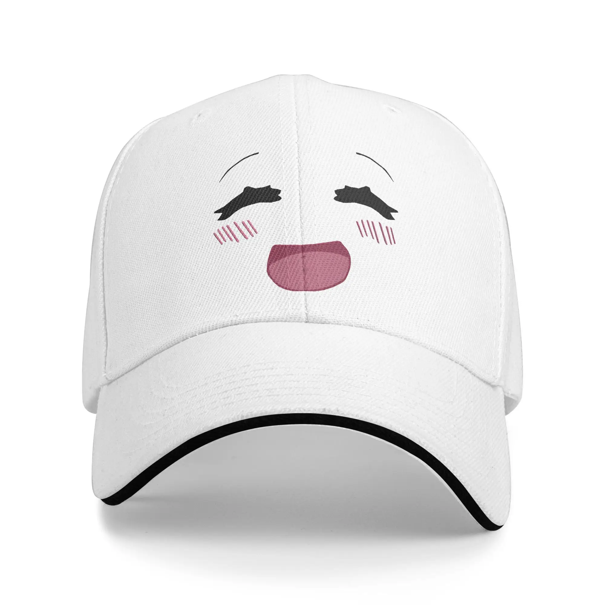 Cute Happy Robot Face Baseball Cap Casual Sandwich Cap for Men Women Adjustable Dad Hat Fishing
Cute Happy Robot Face Baseball Cap Casual Sandwich Cap for Men Women Adjustable Dad Hat Fishing