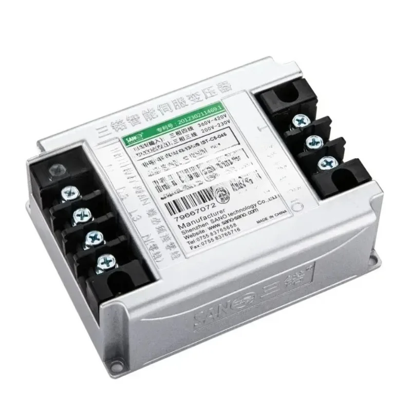 SAN0 IST-C5-080 8KVA Three-phase Servo Transformer 380V to 200V AC Smart Electronic Transformer For CNC Machine
SAN0 IST-C5-080 8KVA Three-phase Servo Transformer 380V to 200V AC Smart Electronic Transformer For CNC Machine