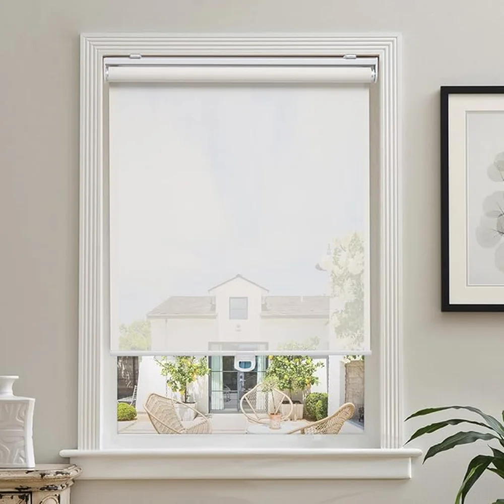 Cordless Roller Shades for Windows Light Filtering with 5% Openness Solar Screen Semi Sheer Roller Blinds , Shades & Shutters
Cordless Roller Shades for Windows Light Filtering with 5% Openness Solar Screen Semi Sheer Roller Blinds , Shades & Shutters