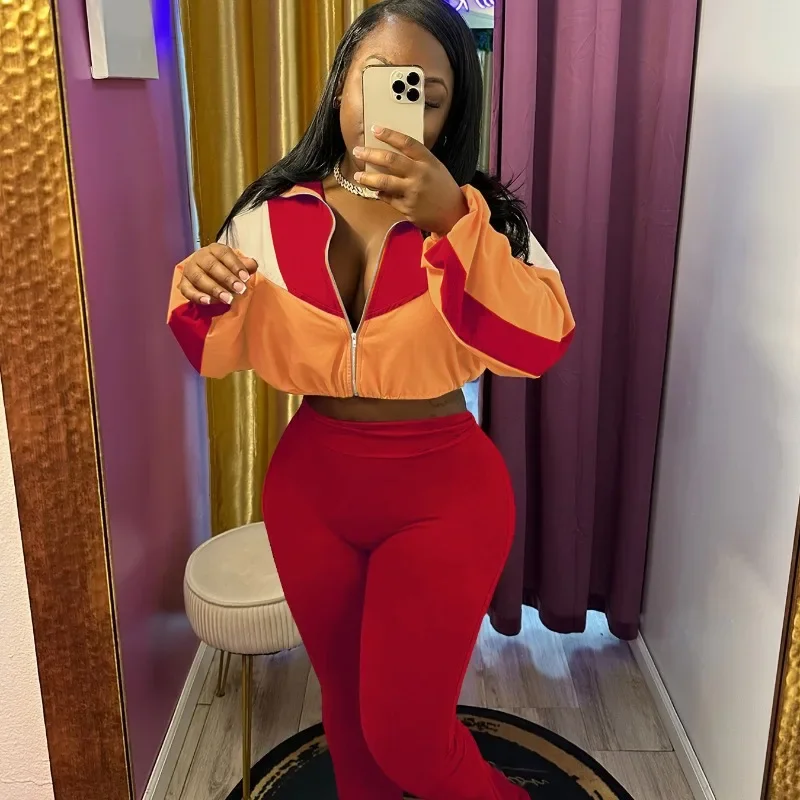 Active Wear Casual Tracksuits Set Women 2 Piece Outfit Autumn Winter Long Sleeve Zipper Jacket Top and Sweatpants Matching Sets
Active Wear Casual Tracksuits Set Women 2 Piece Outfit Autumn Winter Long Sleeve Zipper Jacket Top and Sweatpants Matching Sets
