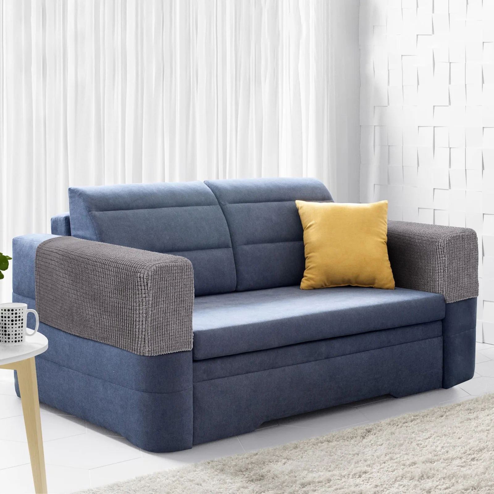 2 Pcs Sofa Arm Covers Couch Armrest Protectors Stretch Design Material Non Slip Fade Resistant Easy Cleaning Matching
2 Pcs Sofa Arm Covers Couch Armrest Protectors Stretch Design Material Non Slip Fade Resistant Easy Cleaning Matching