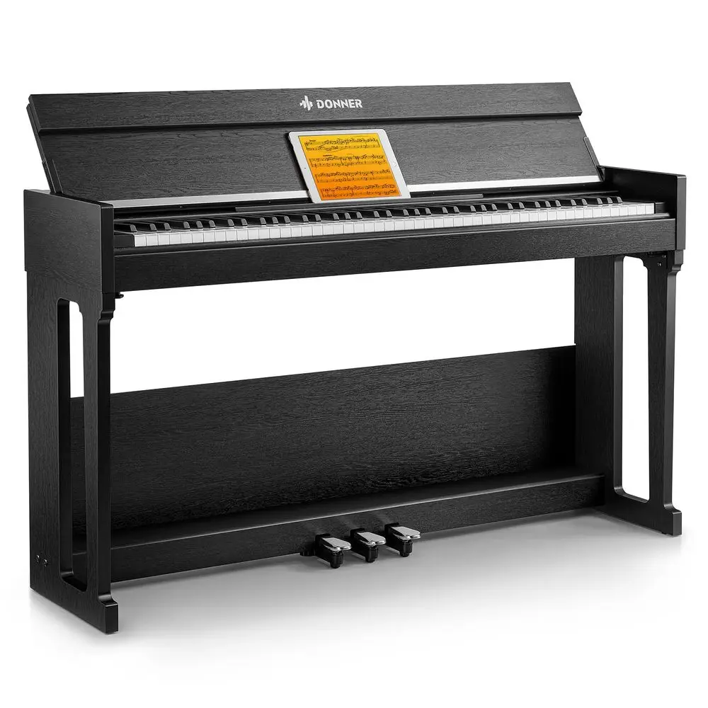 DDP90 Pro Digital Piano, 88 Key Weighted Piano Keyboard for Beginner Professional with Three Pedals, Support Udisk Music Playin
DDP90 Pro Digital Piano, 88 Key Weighted Piano Keyboard for Beginner Professional with Three Pedals, Support Udisk Music Playin