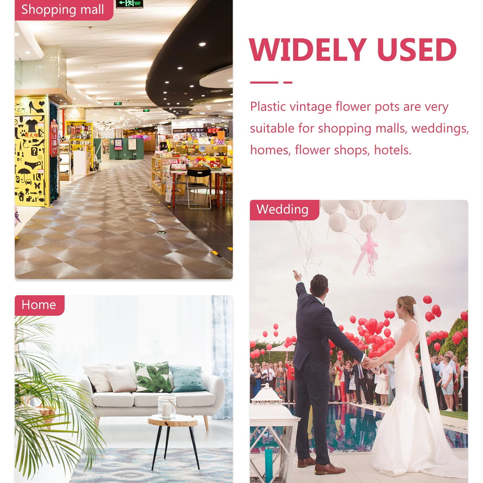 Plastic Retro Roman Flowerpot European Style Planter Front Porch Wedding Party Decorative Succulent Container Vintage Plant
Plastic Retro Roman Flowerpot European Style Planter Front Porch Wedding Party Decorative Succulent Container Vintage Plant