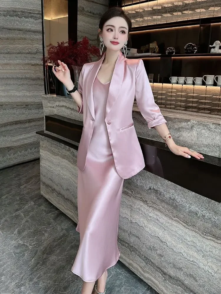 Woman Outfit Dress Suits Office Pink 2 Pieces Sets for Women Korea Clothing New Arrivals Summer Clothes Top Bottom Full JJ247
Woman Outfit Dress Suits Office Pink 2 Pieces Sets for Women Korea Clothing New Arrivals Summer Clothes Top Bottom Full JJ247