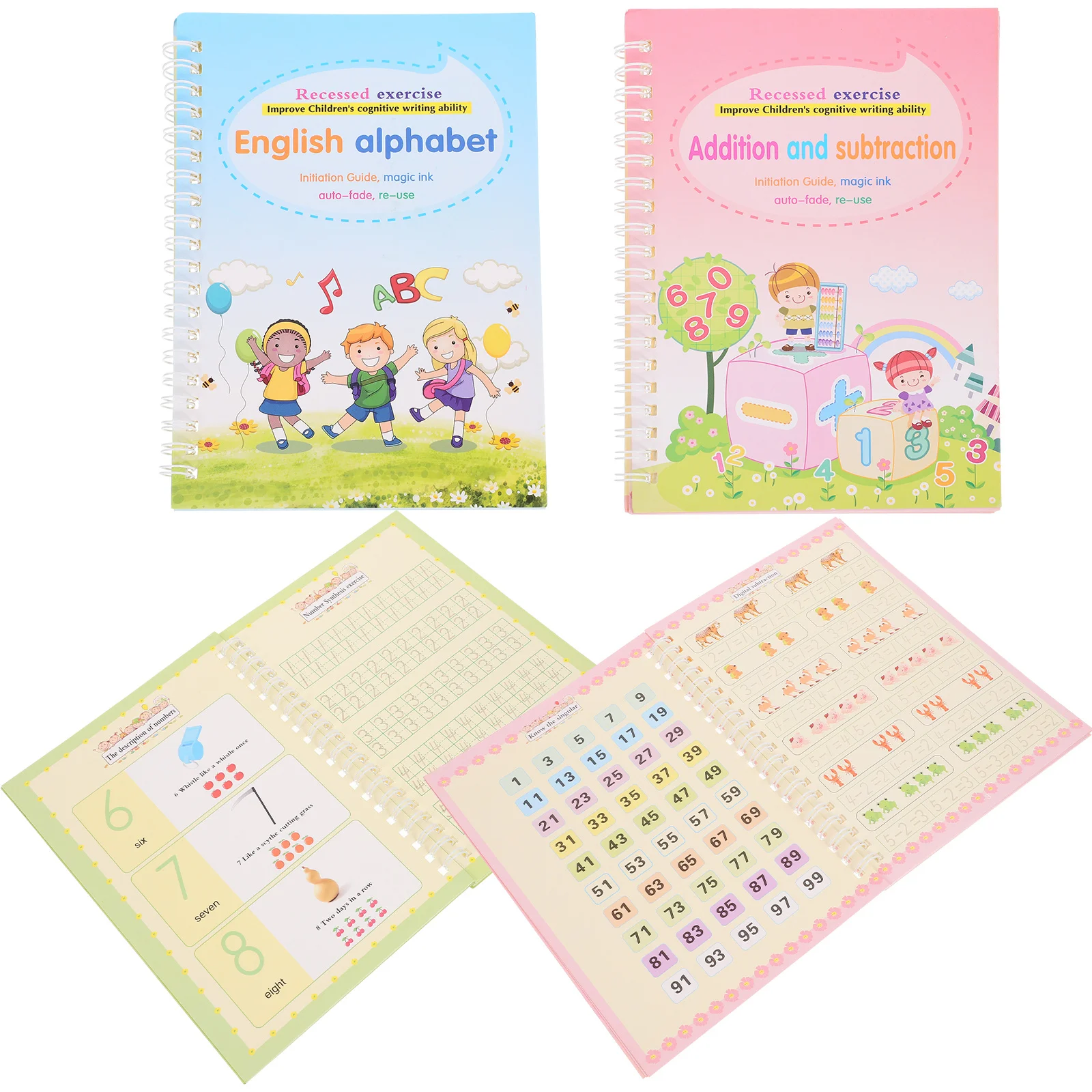 1Set Grooved Handwriting Practice Book for Writing Skill Development Preschool Calligraphy Exercise Board
1Set Grooved Handwriting Practice Book for Writing Skill Development Preschool Calligraphy Exercise Board