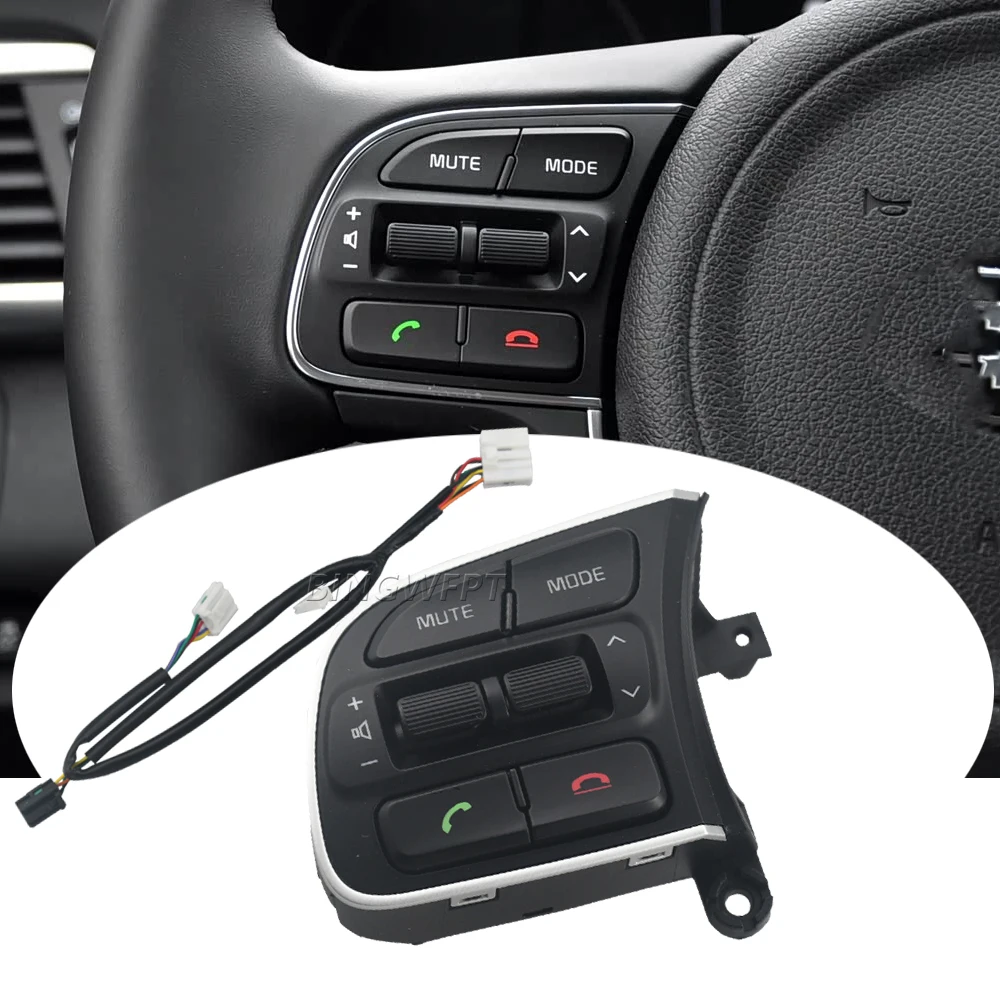 Steering Wheel Remote Control Switch Volume AdjustButton Bluetooth Button Music Switch For kia k5 optima 2016- 2019
Steering Wheel Remote Control Switch Volume AdjustButton Bluetooth Button Music Switch For kia k5 optima 2016- 2019