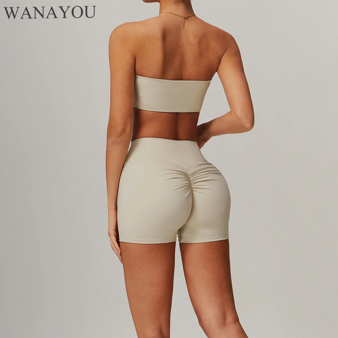 WANAYOU комплекты для йоги из 2 предметов, женские бюстгальтеры без бретелек с подушечками, спортивные шорты, быстросохнущие колготки для спортзала и фитнеса, комплекты
WANAYOU комплекты для йоги из 2 предметов, женские бюстгальтеры без бретелек с подушечками, спортивные шорты, быстросохнущие колготки для спортзала и фитнеса, комплекты