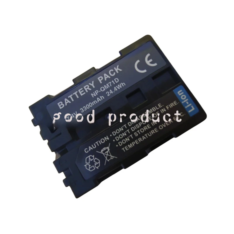 NP-QM71D NP-QM71 Camera Battery For Sony NP-QM70 PC105E DCR-TRV33E 240K 250E DCR-TRV108 TRV116 TRV126 TRV128 TRV208
NP-QM71D NP-QM71 Camera Battery For Sony NP-QM70 PC105E DCR-TRV33E 240K 250E DCR-TRV108 TRV116 TRV126 TRV128 TRV208