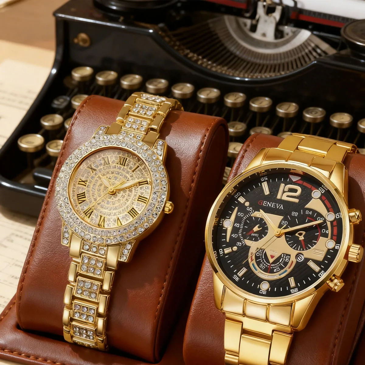 Женский модный ремешок из нержавеющей стали и набор кварцевых часов с цифровым циферблатом и инкрустацией бриллиантами — Рождество, День святого Валентина, юбилей
Женский модный ремешок из нержавеющей стали и набор кварцевых часов с цифровым циферблатом и инкрустацией бриллиантами — Рождество, День святого Валентина, юбилей