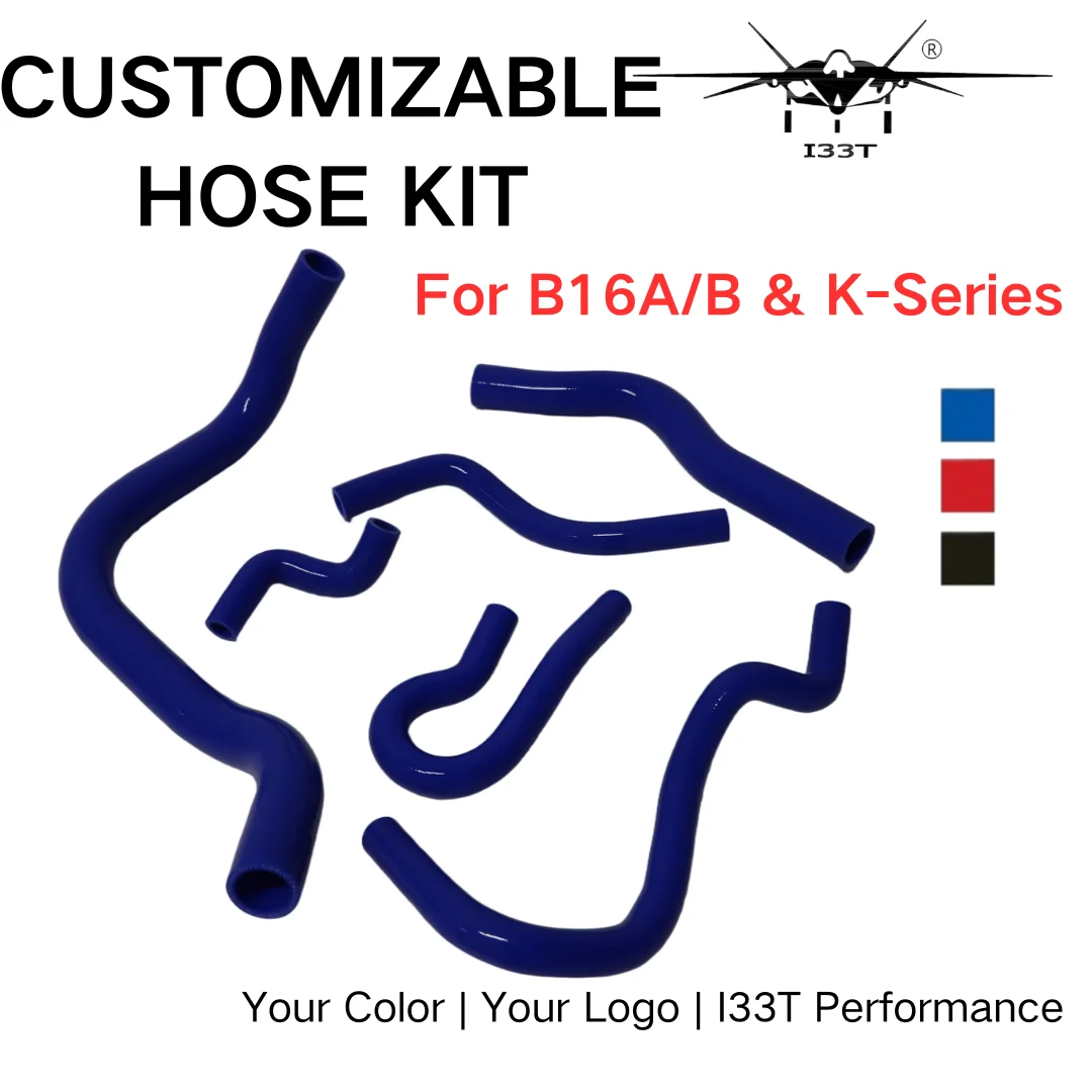 I33T Silicone Hose Kit for Honda Civic Type R DC2 EK4 EK9 B16A B16B Turbo Intercooler Cooling System Red Blue Black
I33T Silicone Hose Kit for Honda Civic Type R DC2 EK4 EK9 B16A B16B Turbo Intercooler Cooling System Red Blue Black