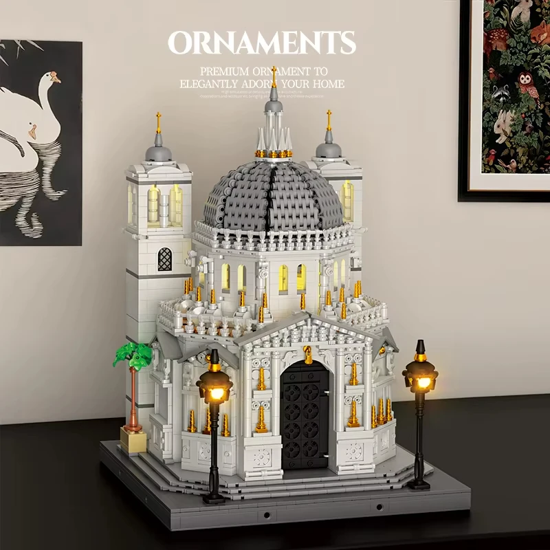 Creative Street Series The Venice Church Building Blocks 4270PCS Big Architectural Model With Light Desktop Ornament DIY Toy Kid
Creative Street Series The Venice Church Building Blocks 4270PCS Big Architectural Model With Light Desktop Ornament DIY Toy Kid