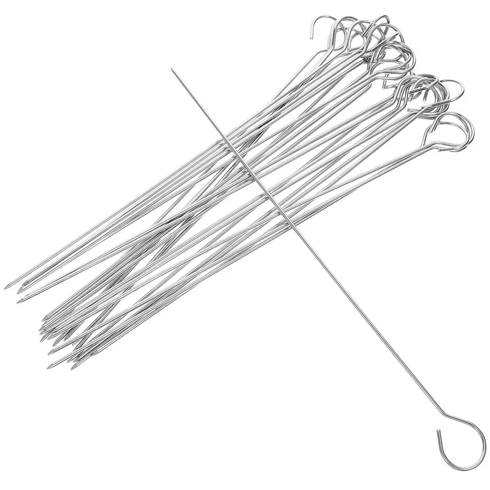 25pcs BBQ Skewers Stainless Steel Reusable Grilling Tools for Lamb Shrimp Chicken Vegetables Fruits Easy Clean Portable Storage
25pcs BBQ Skewers Stainless Steel Reusable Grilling Tools for Lamb Shrimp Chicken Vegetables Fruits Easy Clean Portable Storage