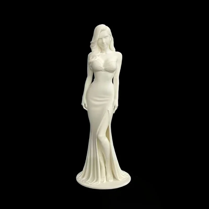 Elegant 3D Print Long Hair Long Dress White Beauty Statue Desktop Office Ornament, otaku Handicraft Lovers Birthday Present
Elegant 3D Print Long Hair Long Dress White Beauty Statue Desktop Office Ornament, otaku Handicraft Lovers Birthday Present