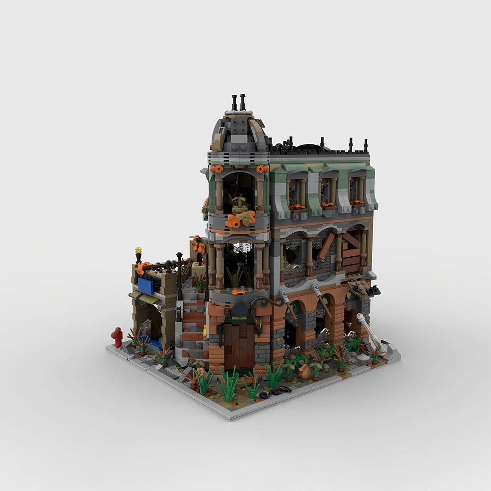 3572PCS MOC City Street Scene Boutique Hotel Apocalyptic Edition Model Building Blocks DIY Assembled Children's Toy Boy Gift Set
3572PCS MOC City Street Scene Boutique Hotel Apocalyptic Edition Model Building Blocks DIY Assembled Children's Toy Boy Gift Set