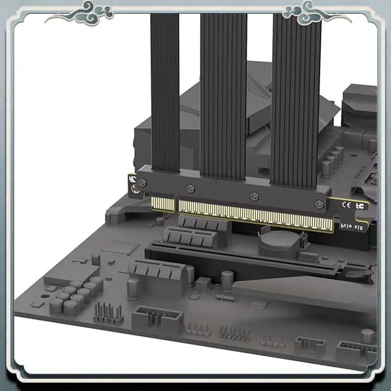 Премиум-кабель PCI-E 5.0 X16, удлинительный кабель для видеокарты 90 ° Монтажный удлинитель графического процессора, черный
Премиум-кабель PCI-E 5.0 X16, удлинительный кабель для видеокарты 90 ° Монтажный удлинитель графического процессора, черный