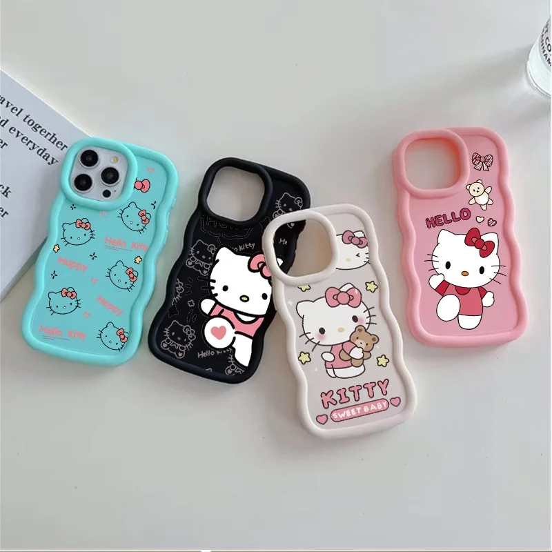 Pink Hello Kitty Phone Case For IPhone 17 16 15 Pro Max Plus 17 Air 16E Casing Candy Color Soft Silicone Wave Side Cover
Pink Hello Kitty Phone Case For IPhone 17 16 15 Pro Max Plus 17 Air 16E Casing Candy Color Soft Silicone Wave Side Cover