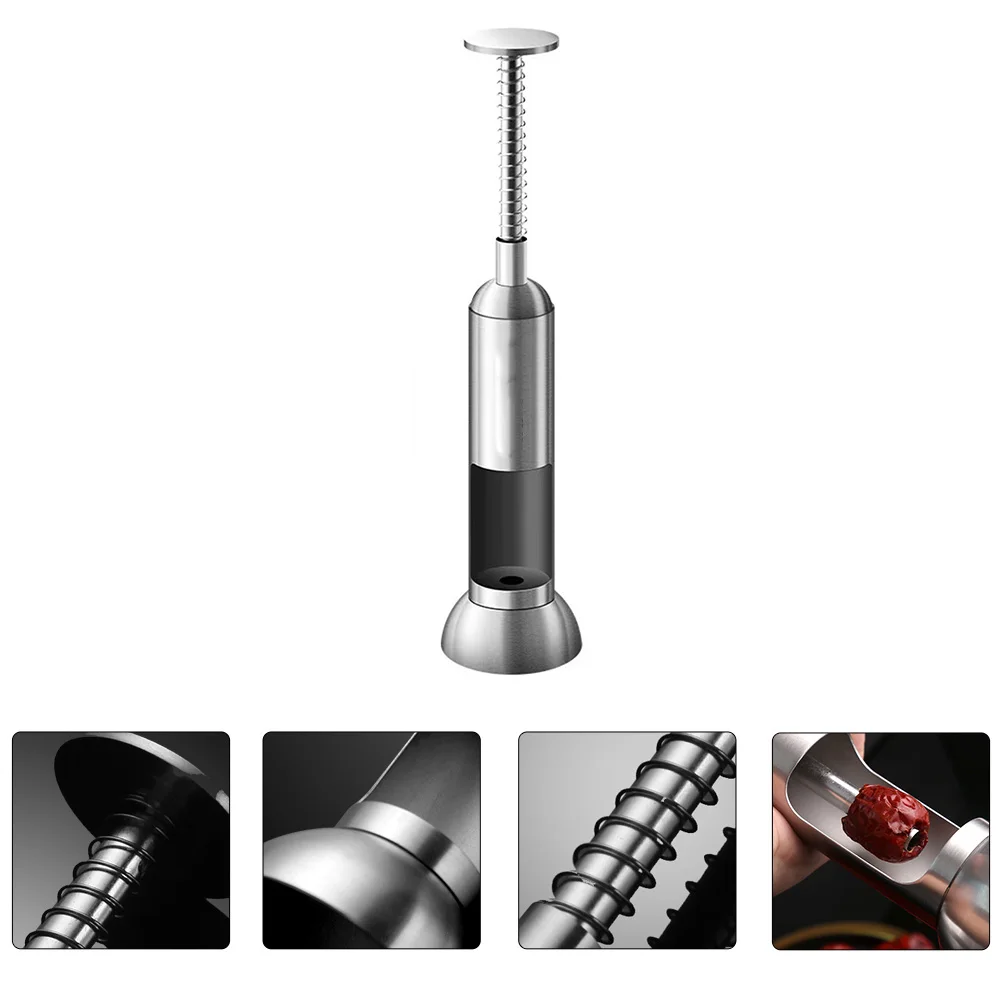 High Date Core Remover Ergonomic Cherry Corer Practical Fruit Pitting Tool for Kitchen
High Date Core Remover Ergonomic Cherry Corer Practical Fruit Pitting Tool for Kitchen