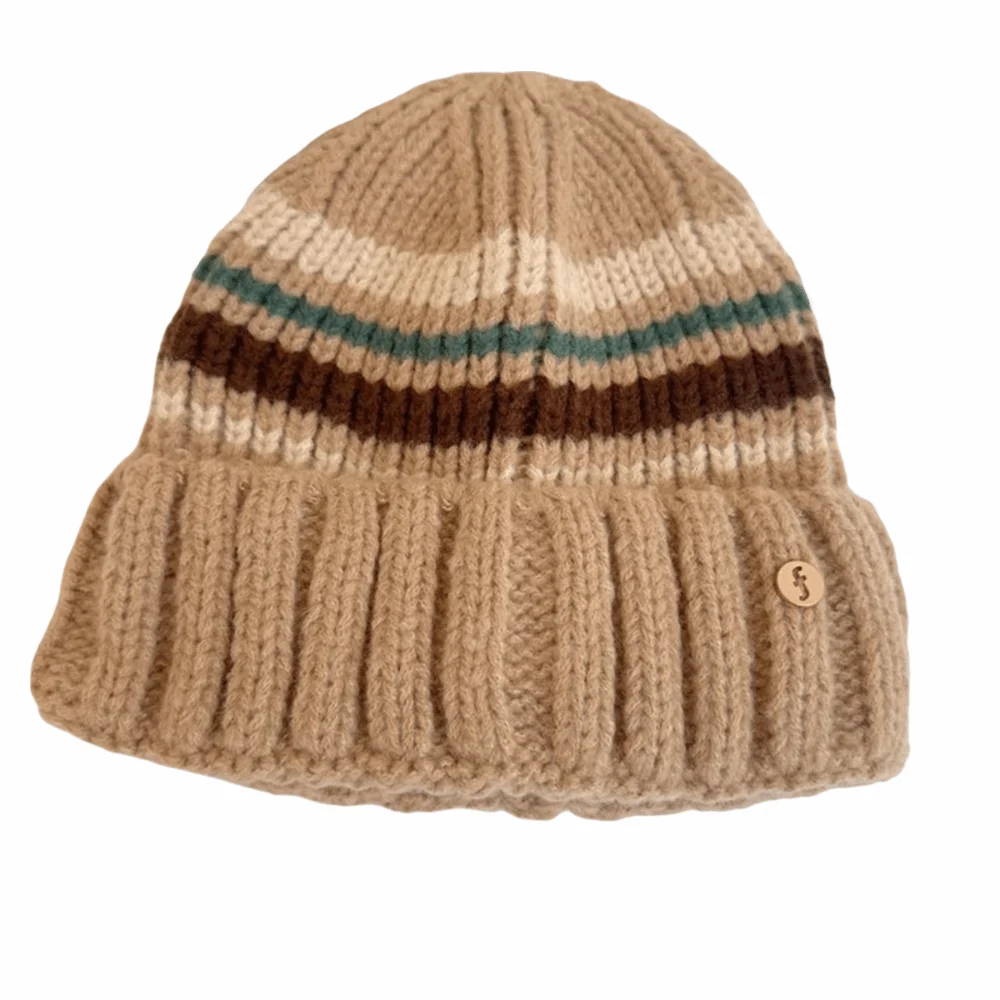Keep Warm Vintage Striped Knitted Hat Trendy Korean Style Casual Wool Hat Coldproof Breathable Winter Pullover Hat Women
Keep Warm Vintage Striped Knitted Hat Trendy Korean Style Casual Wool Hat Coldproof Breathable Winter Pullover Hat Women