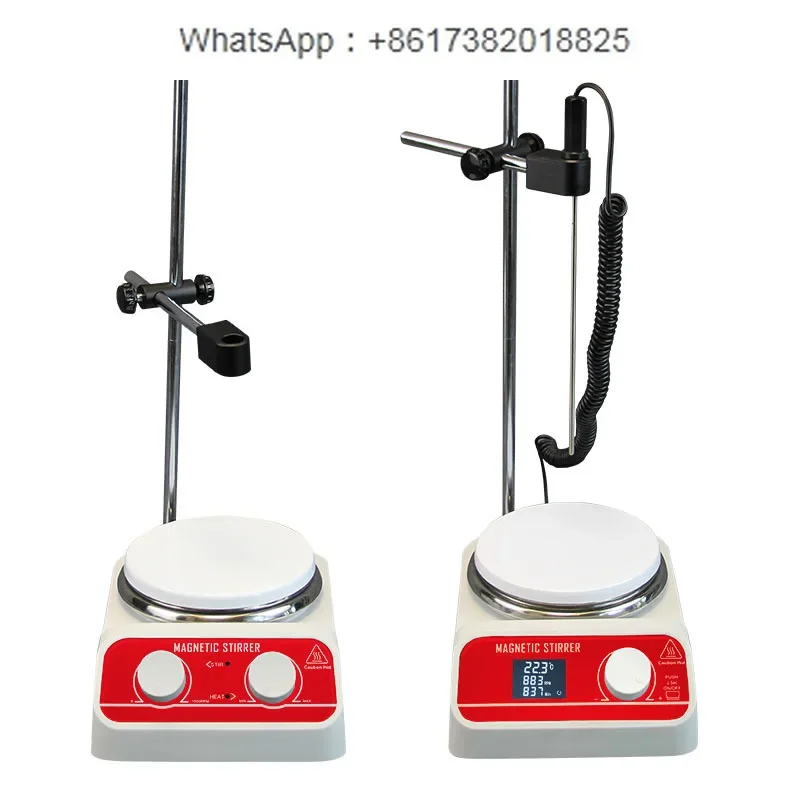 Laboratory Magnetic Stirrer Mini Rotary Electric Digital Display Heating Stirrer Constant Temperature Speed Control Stirrer