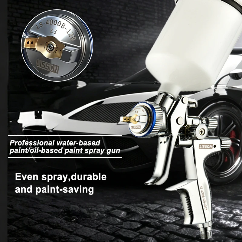 High Atomization 1.3mm 4000B Spray Gun | Paint Saving & Time Efficient | Low Overspray | Non-Toxic Material | Easy to Clean
High Atomization 1.3mm 4000B Spray Gun | Paint Saving & Time Efficient | Low Overspray | Non-Toxic Material | Easy to Clean