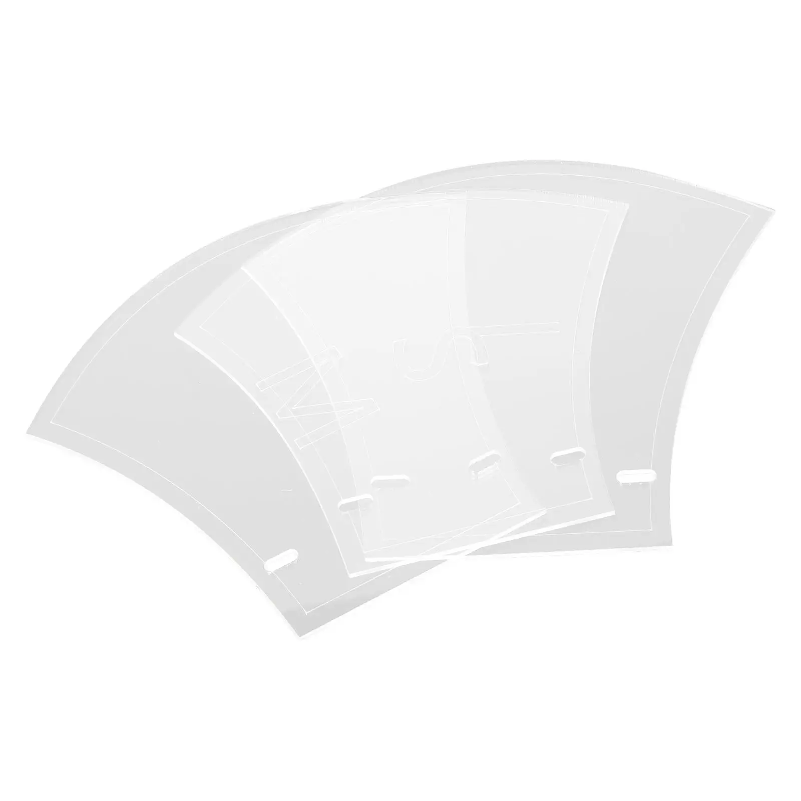 3Pcs Reusable Acrylic Mask Templates Clear Face Protector Patterns for DIY Sewing Masks Fast Easy Fit Template for Mask Making
3Pcs Reusable Acrylic Mask Templates Clear Face Protector Patterns for DIY Sewing Masks Fast Easy Fit Template for Mask Making