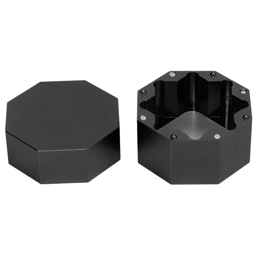 Aluminium Alloy Cue Chalk Box Holder Octagonal Mini Billiard Chalk Case Portable Pool Cue Chalk Holder Pool Table Use
Aluminium Alloy Cue Chalk Box Holder Octagonal Mini Billiard Chalk Case Portable Pool Cue Chalk Holder Pool Table Use
