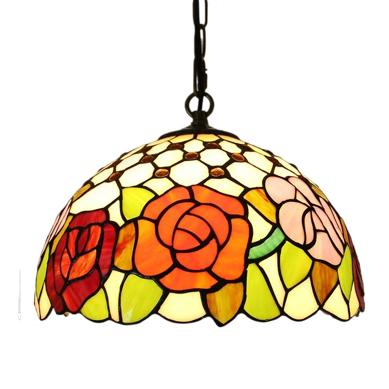 16inch Vintage Tiffany Stained Glass 3 Color Rose Bedroom Lamp Home Decor Lighitng Modern Dining Table Hanging Pendant Light
16inch Vintage Tiffany Stained Glass 3 Color Rose Bedroom Lamp Home Decor Lighitng Modern Dining Table Hanging Pendant Light