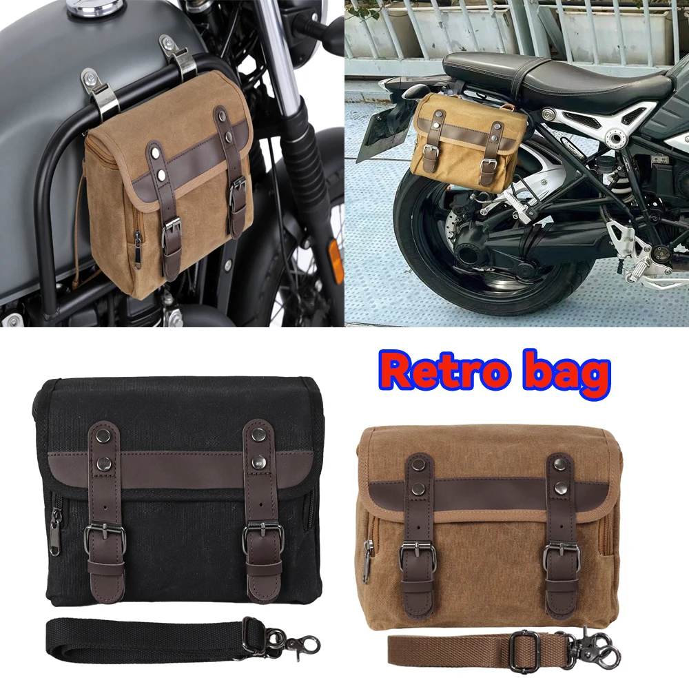 Universal Retro Motorcycle Side Bag Waterproof SaddleBag Travel Luggage Tool Bag
Universal Retro Motorcycle Side Bag Waterproof SaddleBag Travel Luggage Tool Bag