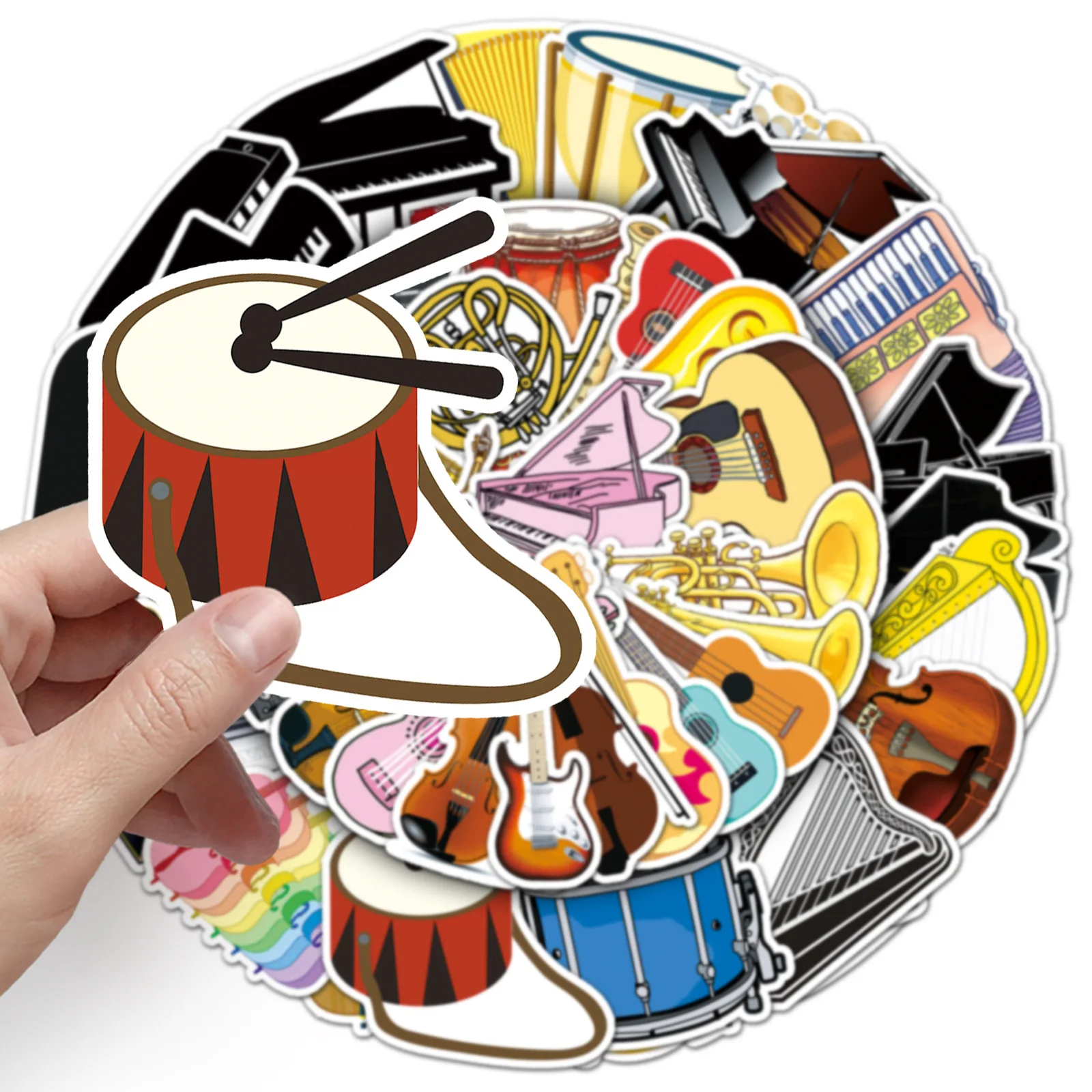 10/50PCS Cartoon Musical Instrument Violin Piano Graffiti Sticker Personality Decoration Mobile Phone Case Diary Pencil Case
10/50PCS Cartoon Musical Instrument Violin Piano Graffiti Sticker Personality Decoration Mobile Phone Case Diary Pencil Case