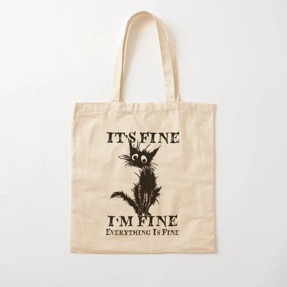 Womens It's Fine I'm Fine Everything Is Fine Funny Tote Bag foldable reusable bag tote bag university Canvas Tote
Womens It's Fine I'm Fine Everything Is Fine Funny Tote Bag foldable reusable bag tote bag university Canvas Tote