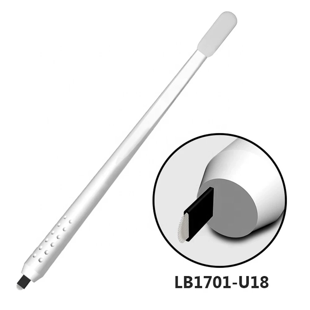 5/10/50/100 Pcs 0.15mm 18U Disposable Microblading Pen Semi-Permanent Makeup Eyebrow Tatto with U Blades
5/10/50/100 Pcs 0.15mm 18U Disposable Microblading Pen Semi-Permanent Makeup Eyebrow Tatto with U Blades